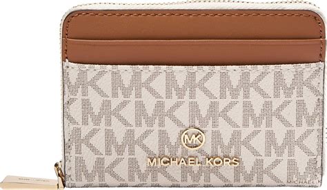 jet set small logo wallet michael kors|michael kors vanilla jet set.